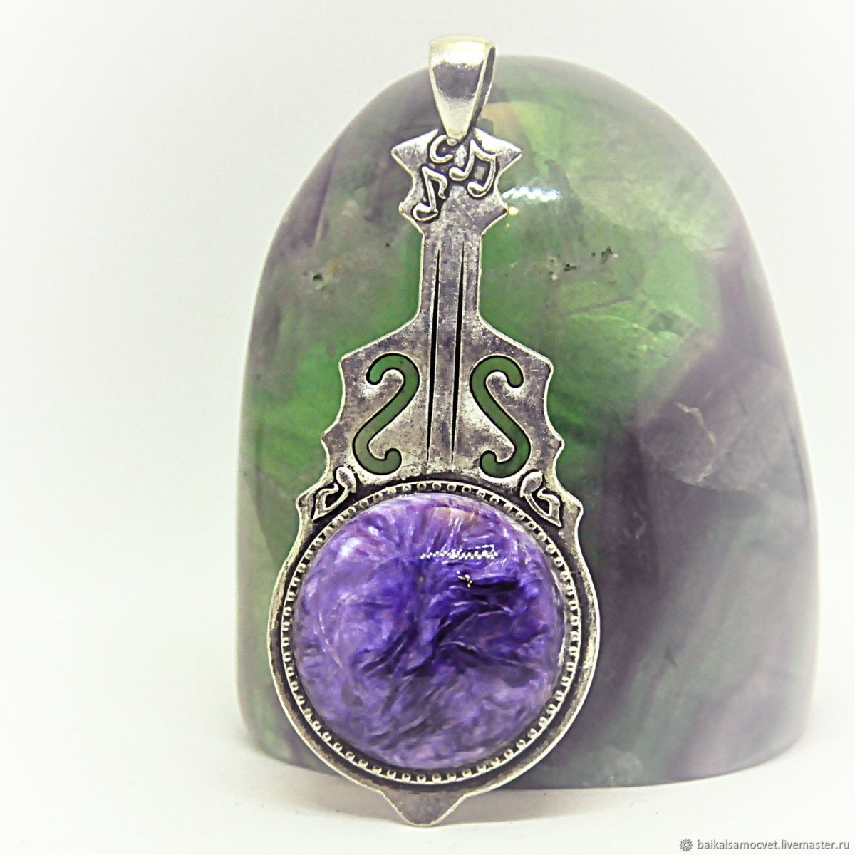 Чароит кулон