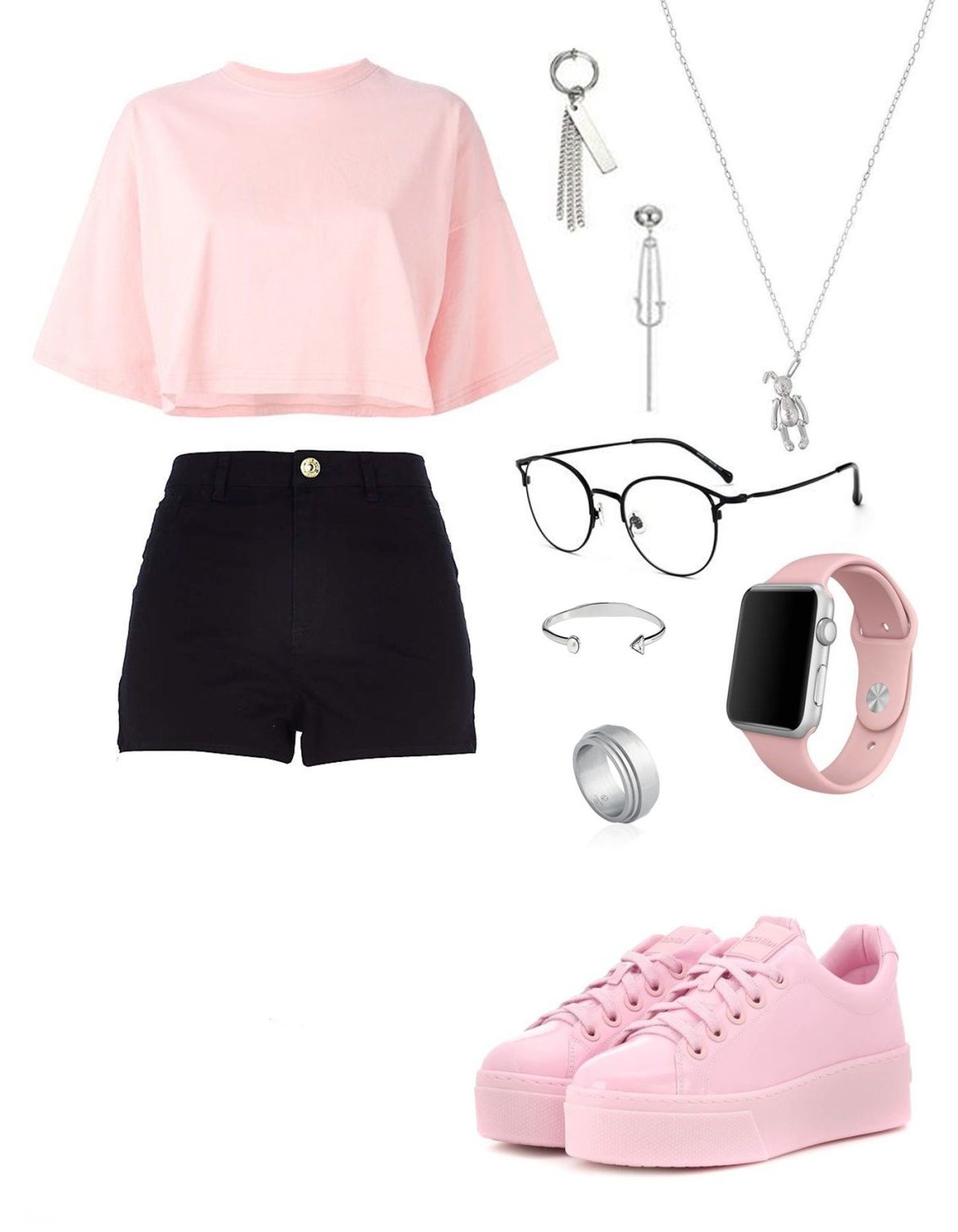 Красивая раскладка одежды