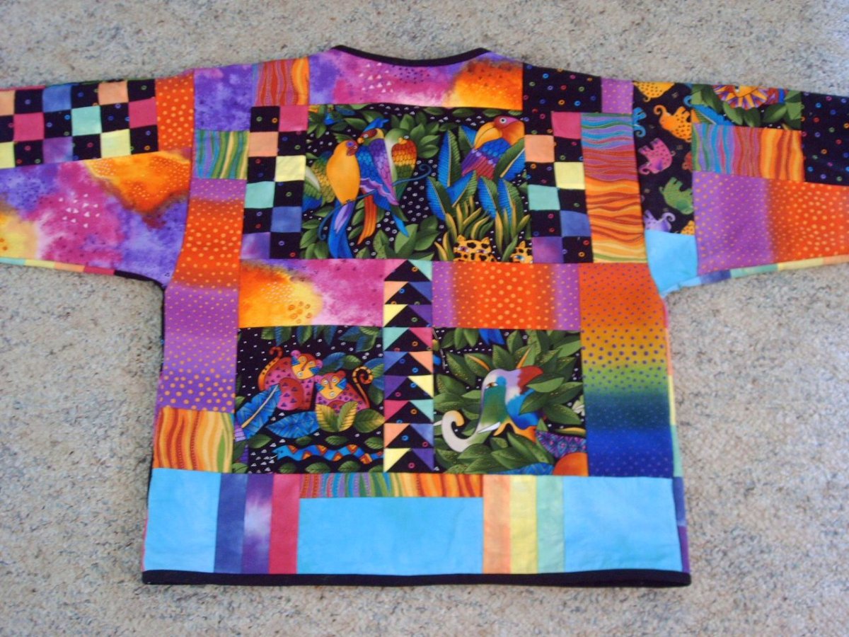 Свитер в стиле пэчворк