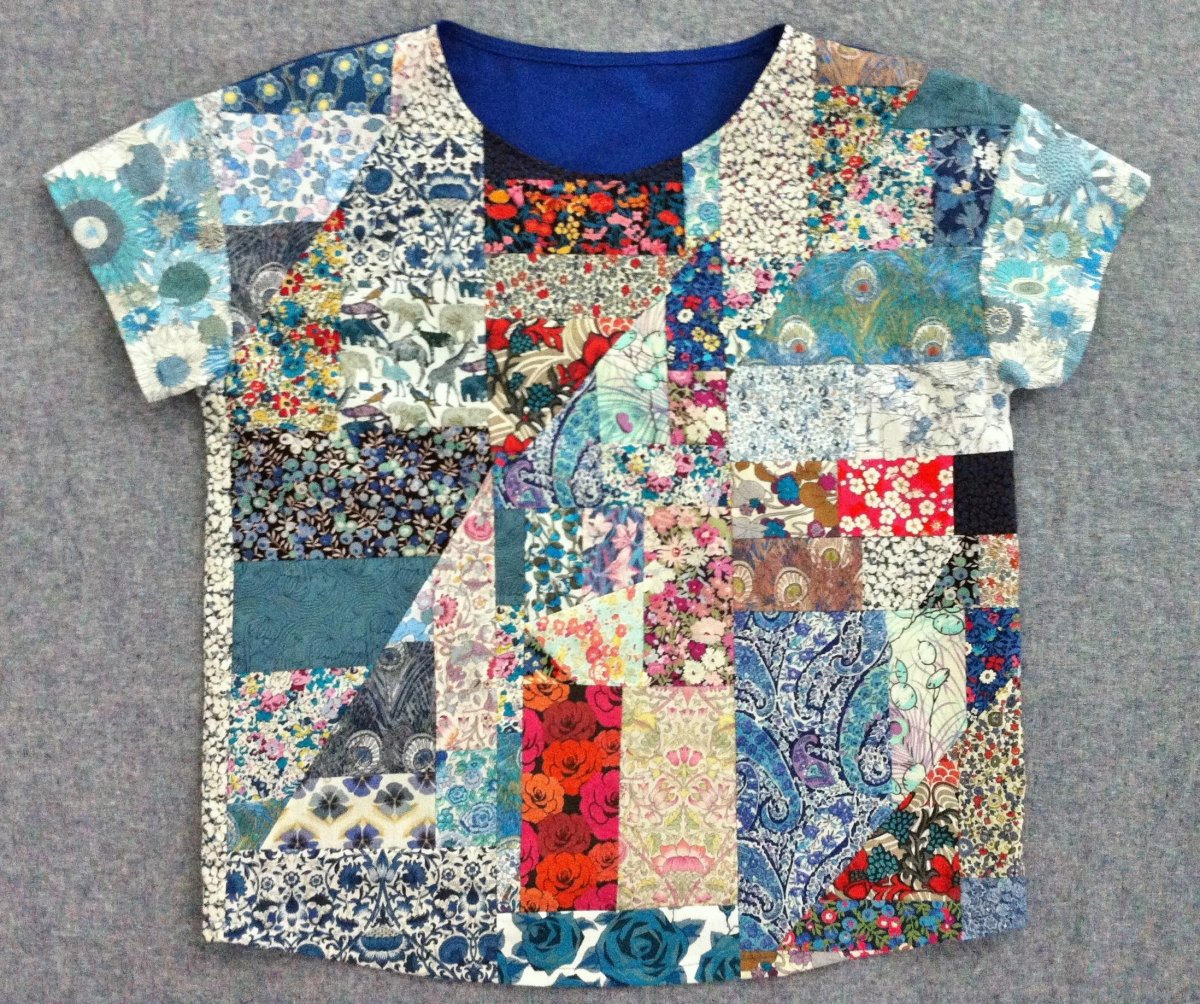 Толстовка в стиле пэчворк