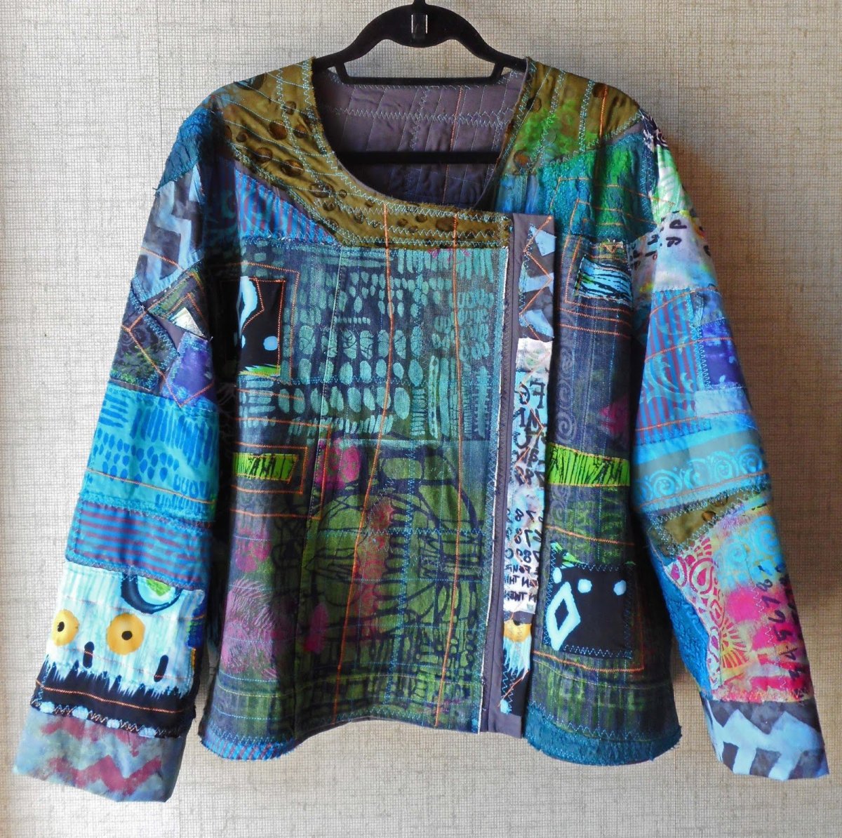 Футболка из лоскутков