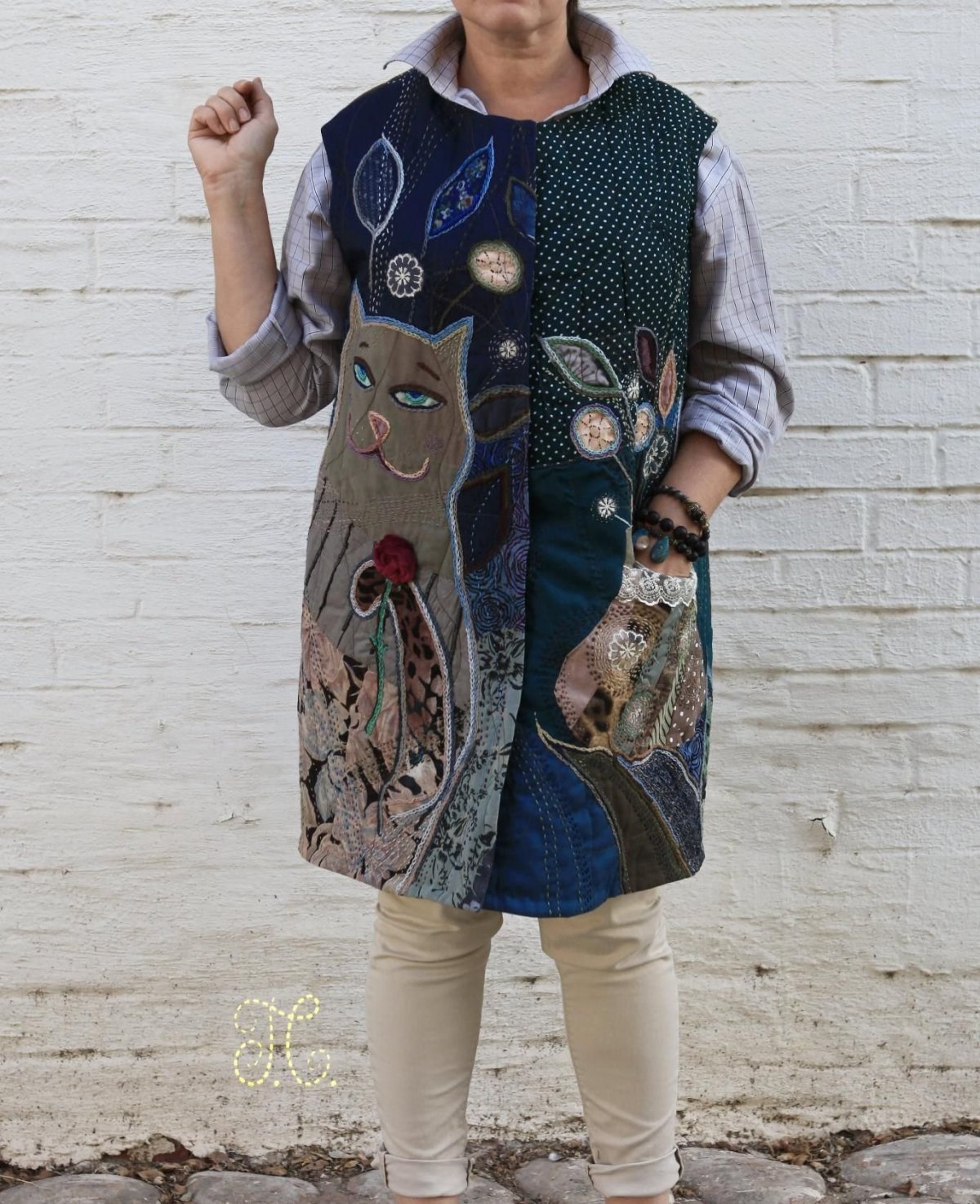 Джинсовые куртки в стиле пэчворк