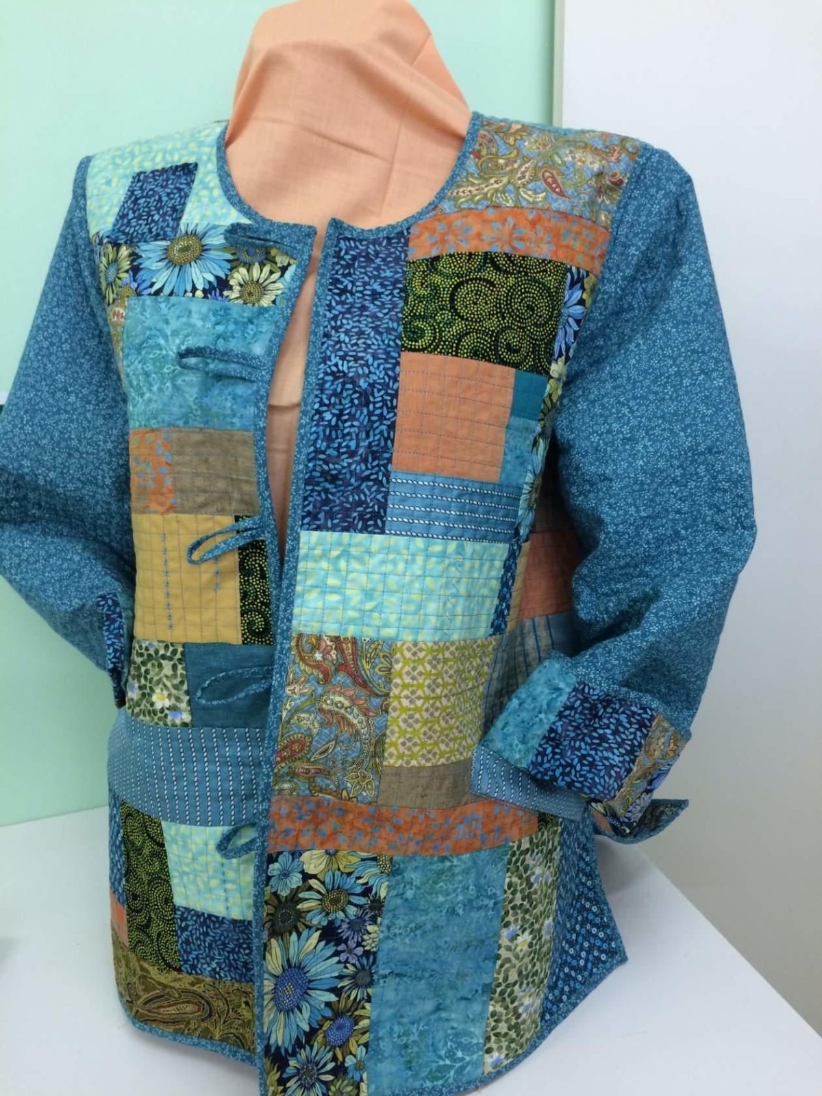 Толстовка в стиле пэчворк