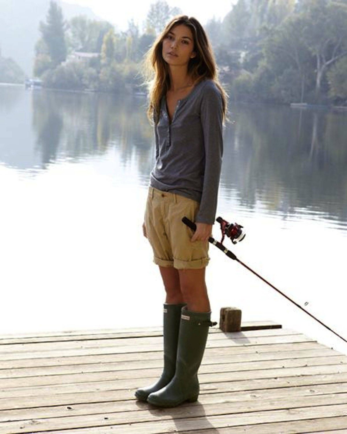 Образ с зелеными туфлями