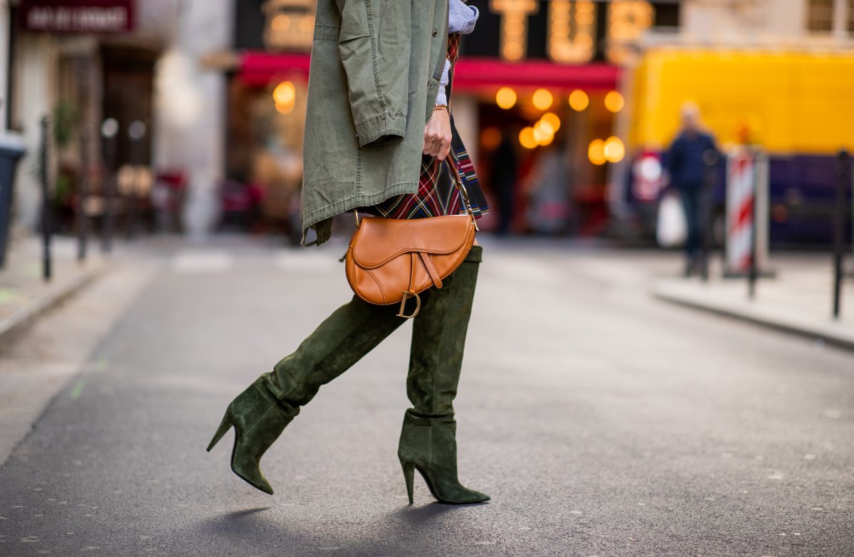 Образ с зеленым платьем