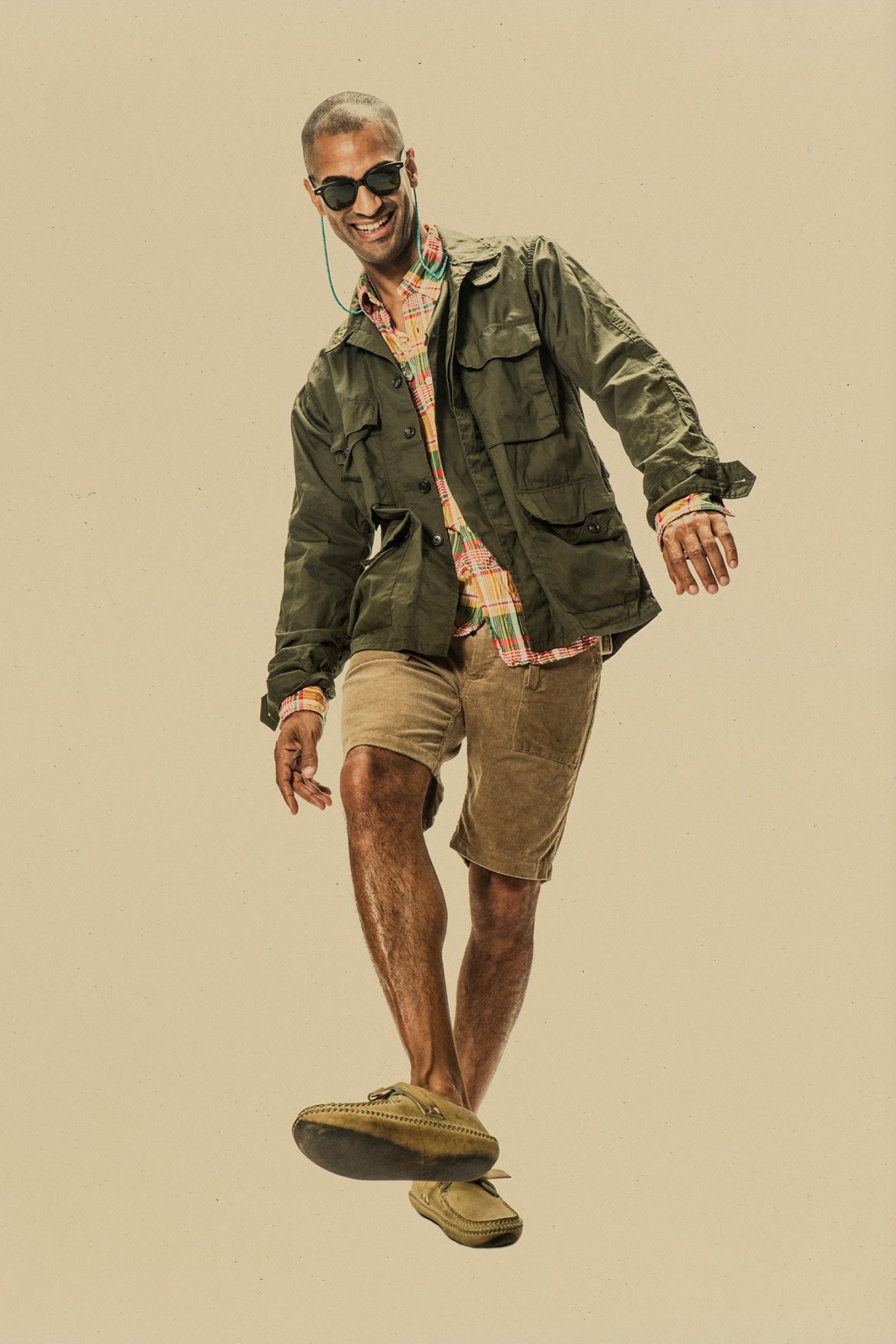 Стиль куртка сафари мужик