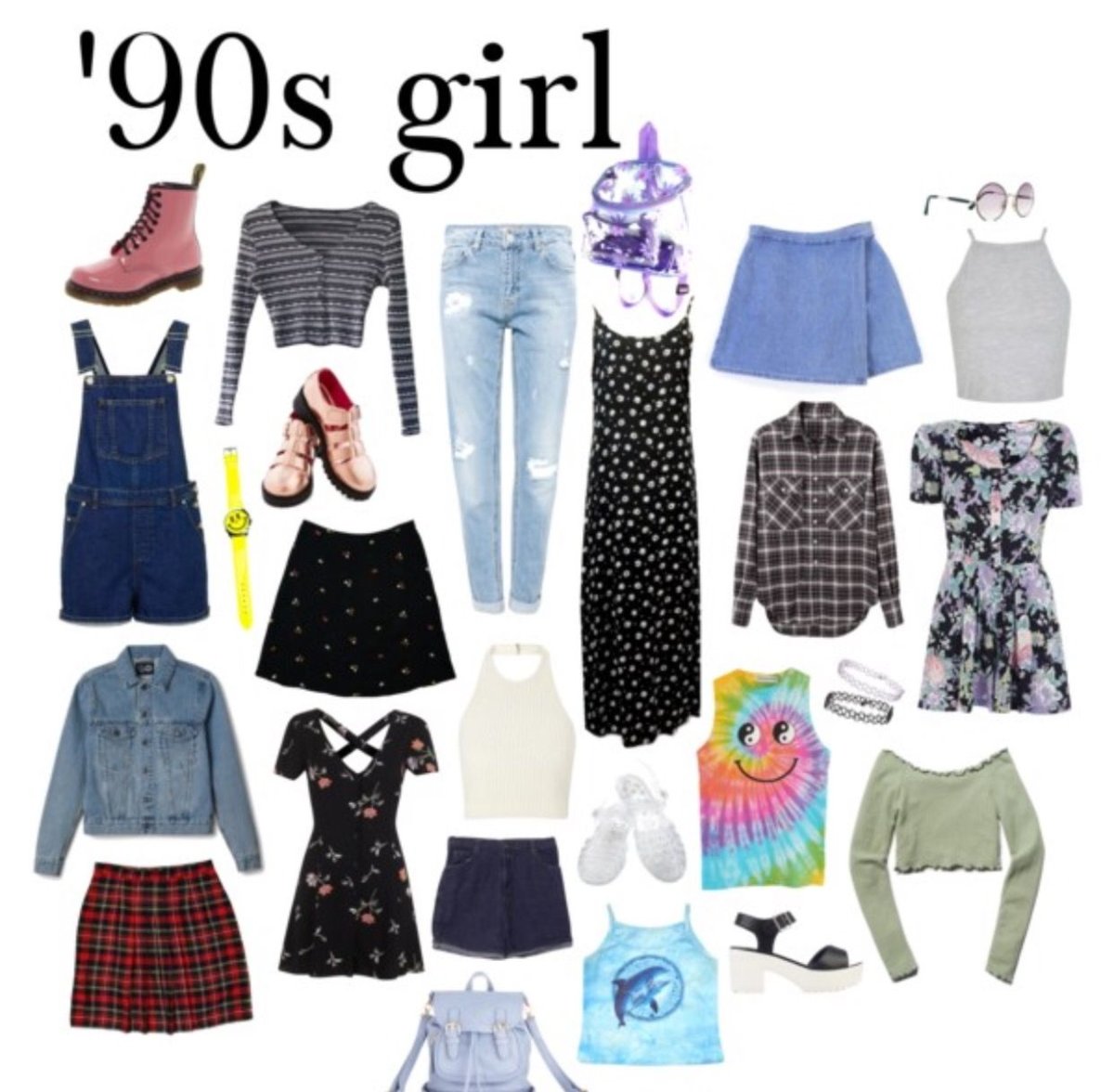 Лук одежды в стиле 90х