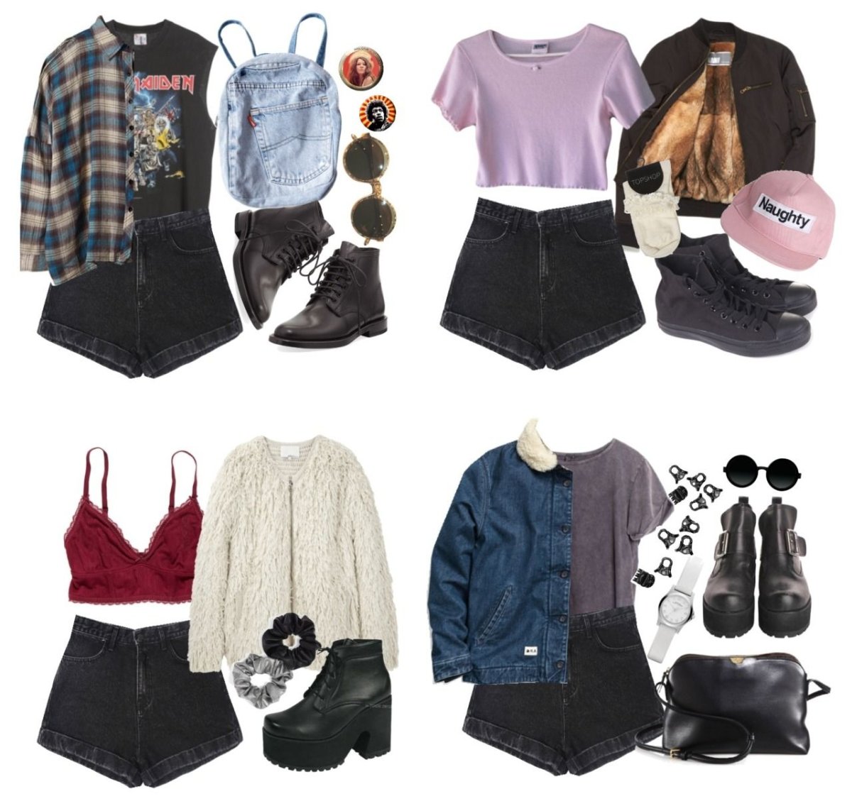 Луки в стиле 90-х