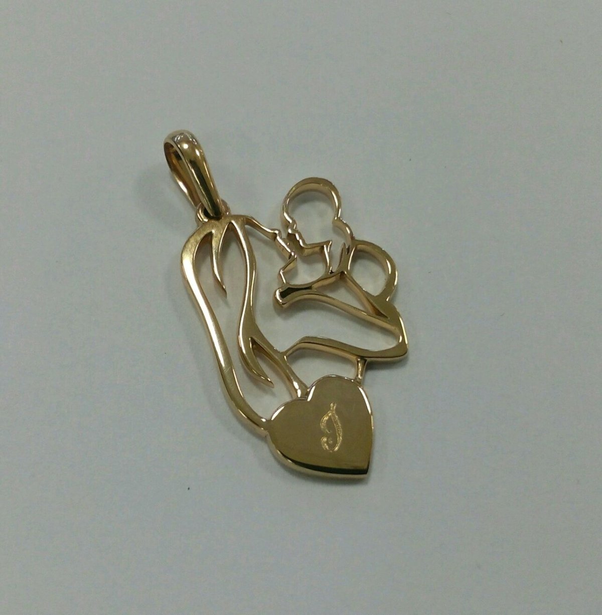 Подвеска с отпечатком пальца