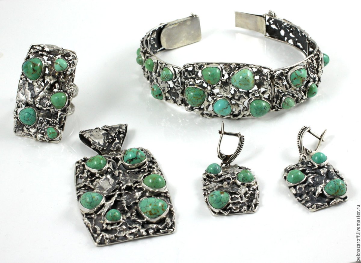 Серебро изделия Уральские Самоцветы