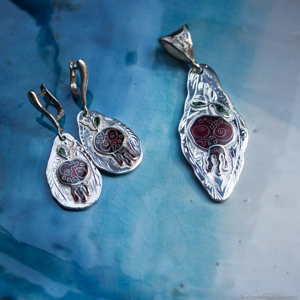 Этнические украшения из серебра