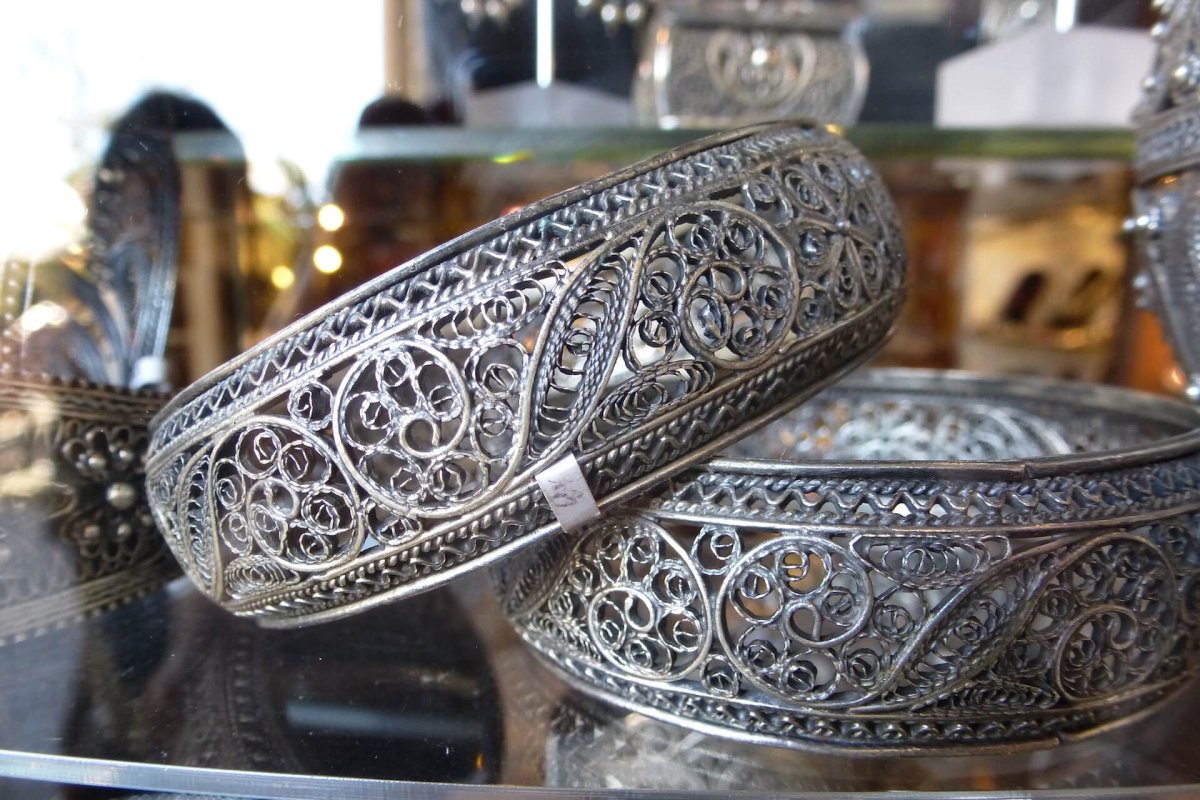 Серебро скань филигрань чернение