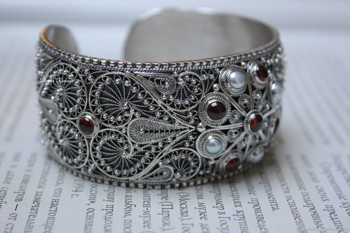 Серебряные браслеты Кубачи