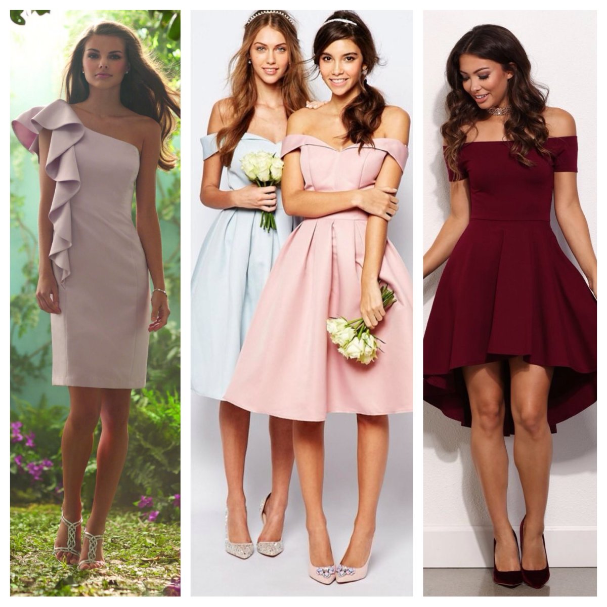 Подружки невесты в пастельных тонах