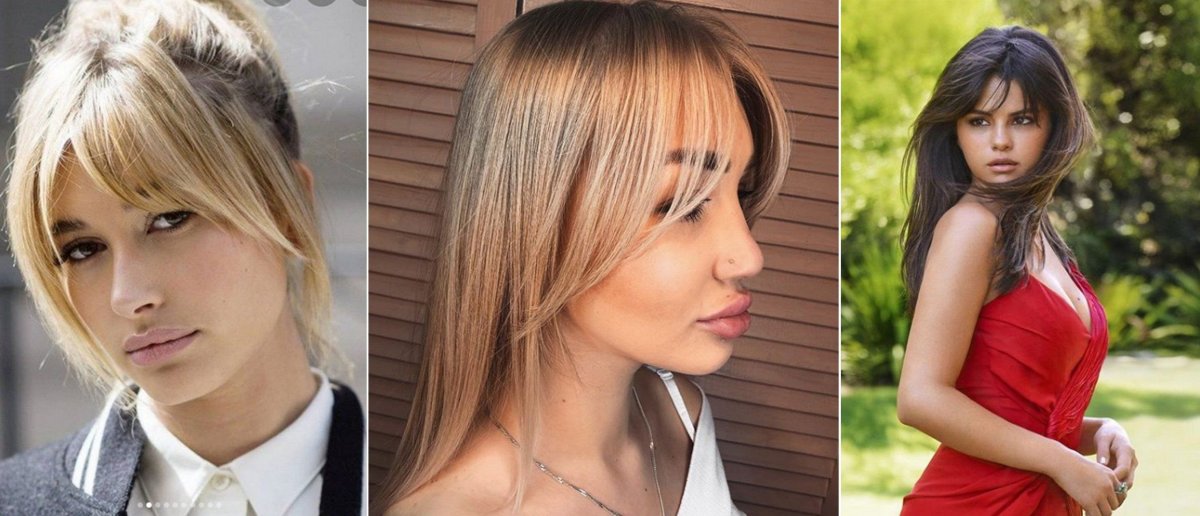 Чёлка лесенкой на две стороны