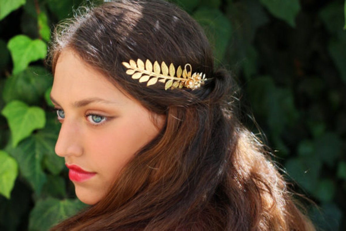 Прическа с Лавровым венком