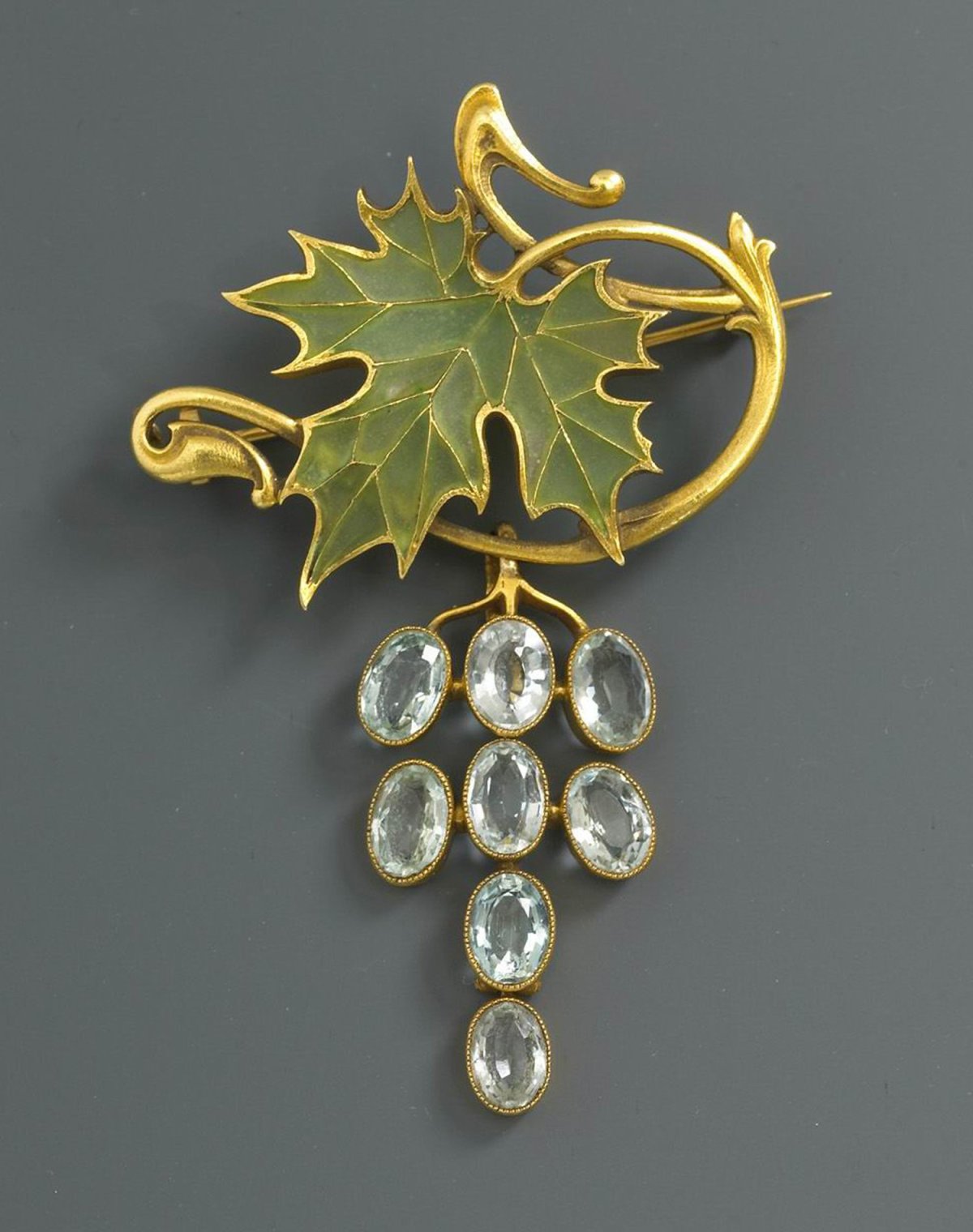 Серьги Виноградная гроздь серебро