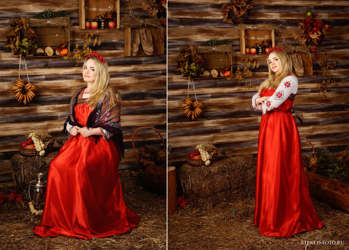 Фотосессия в русско народном стиле