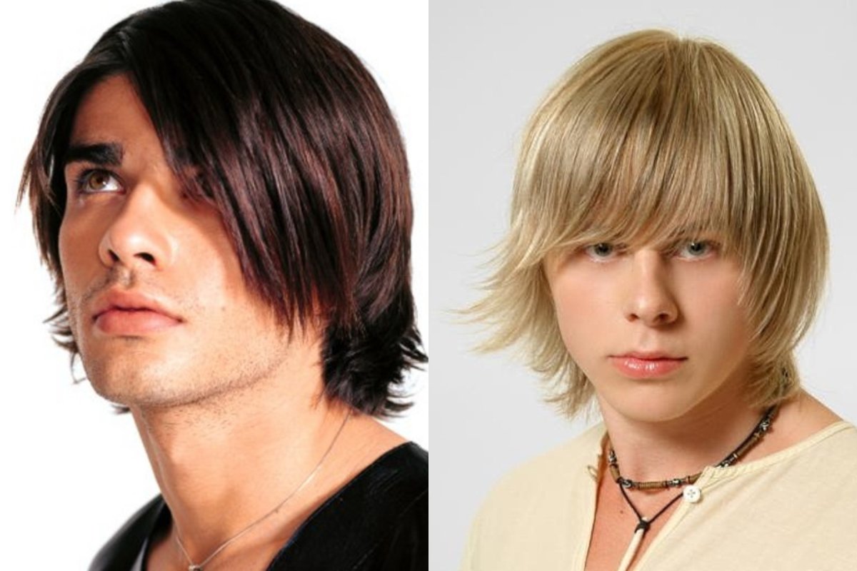 Стрижка для отращивания волос с челкой