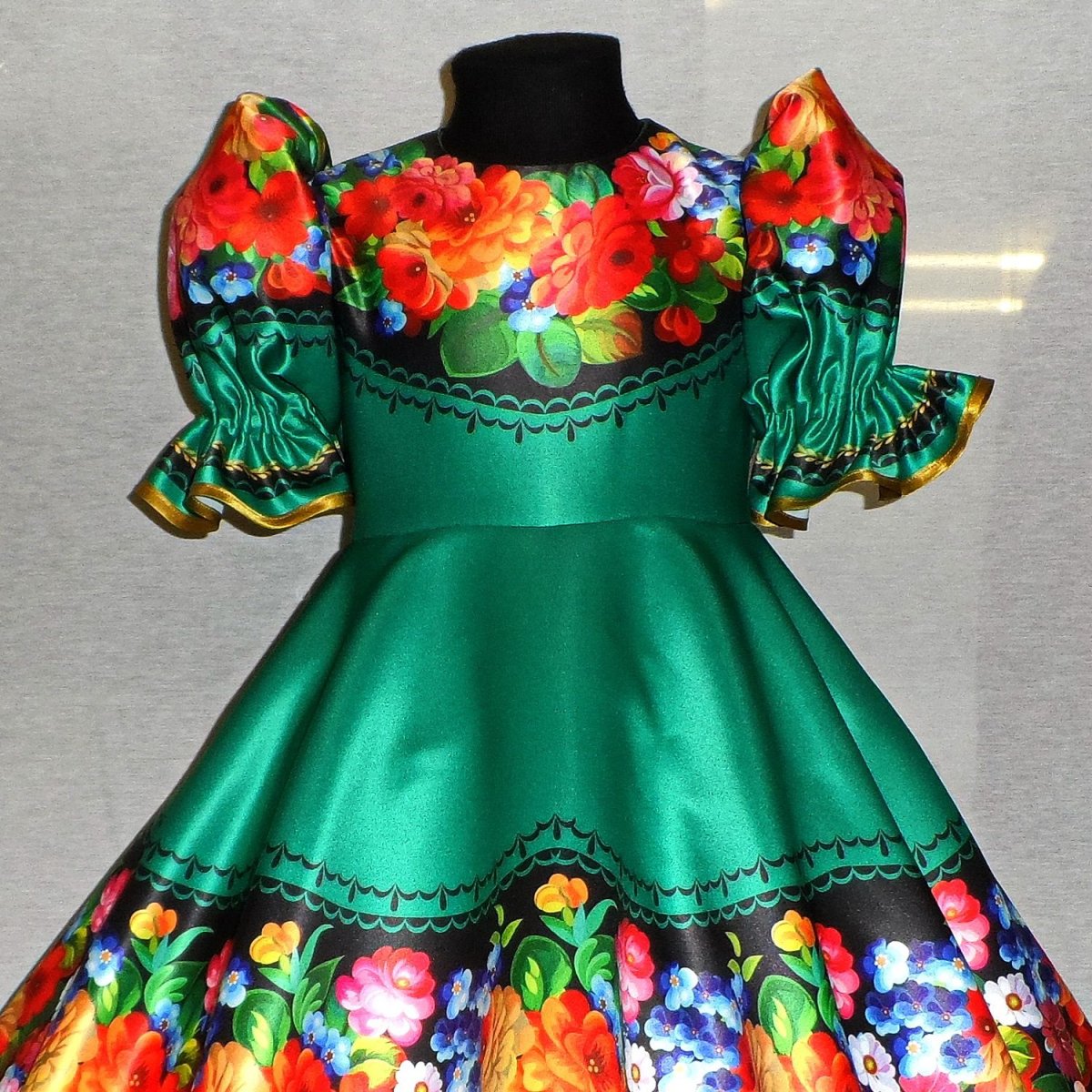 Платье в стиле Хохлома