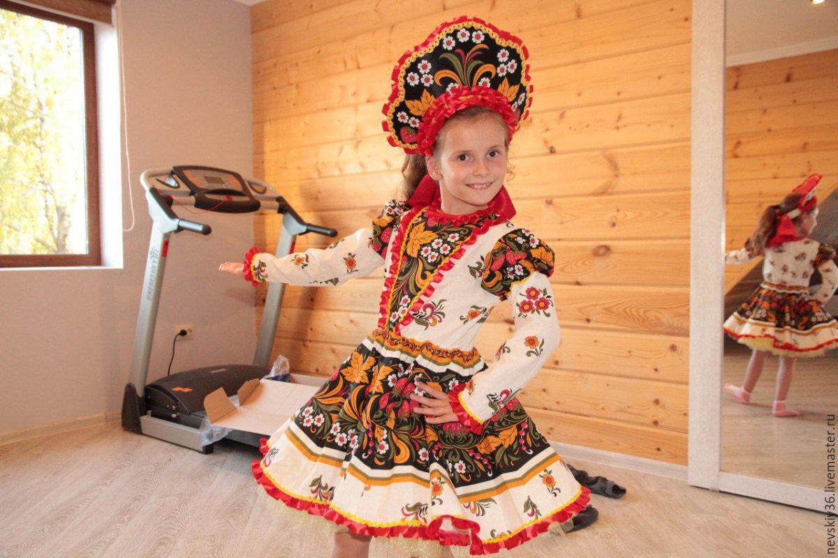 Детское платье в народном стиле