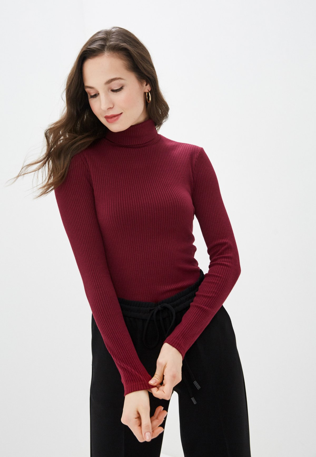 Лав Репаблик юбка кожаная бордовая