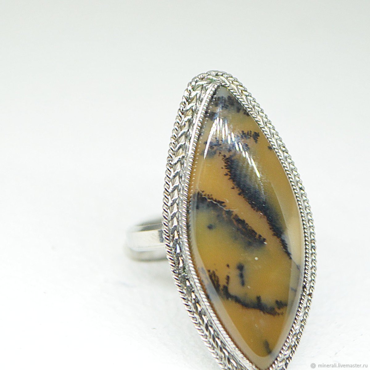 Кабошон мохового Агата №28-2