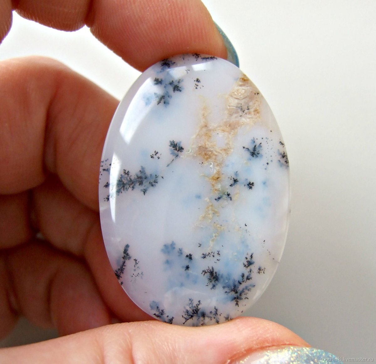 Кабошон мохового Агата №14-10