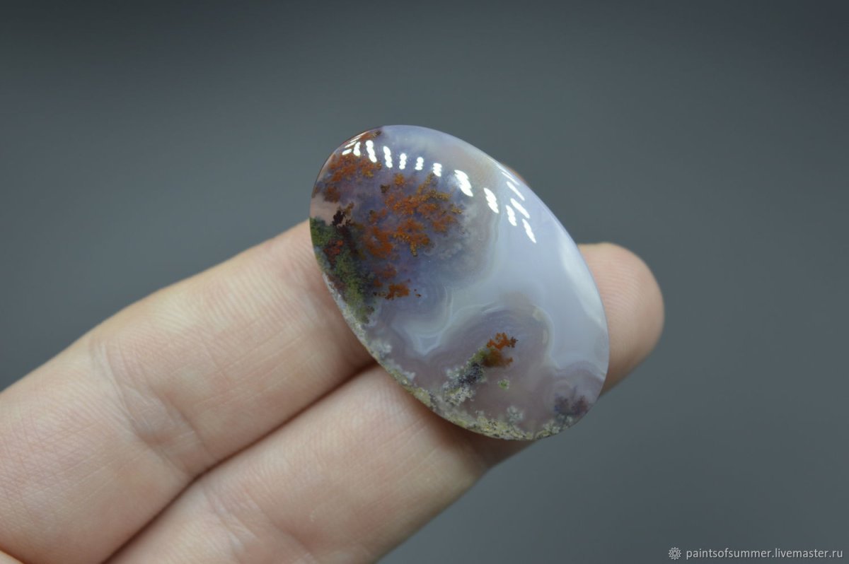 Моховой агат Телец