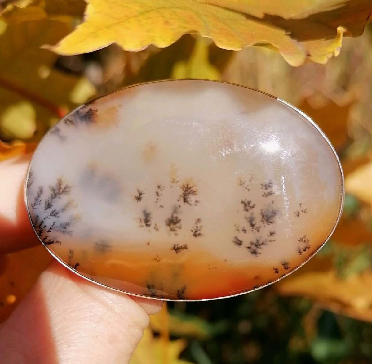 Моховой агат Казахстан