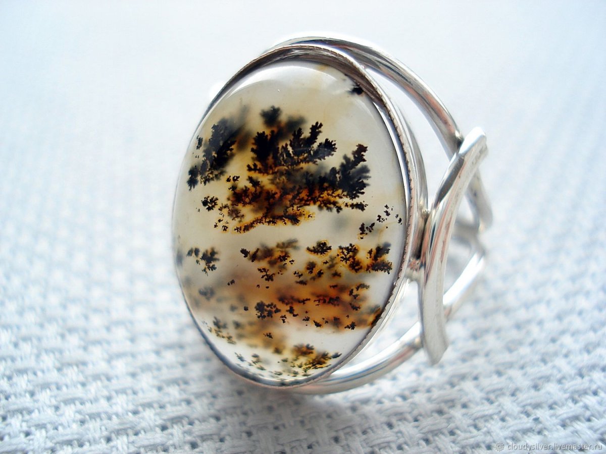 Пейзажный Моховой агат