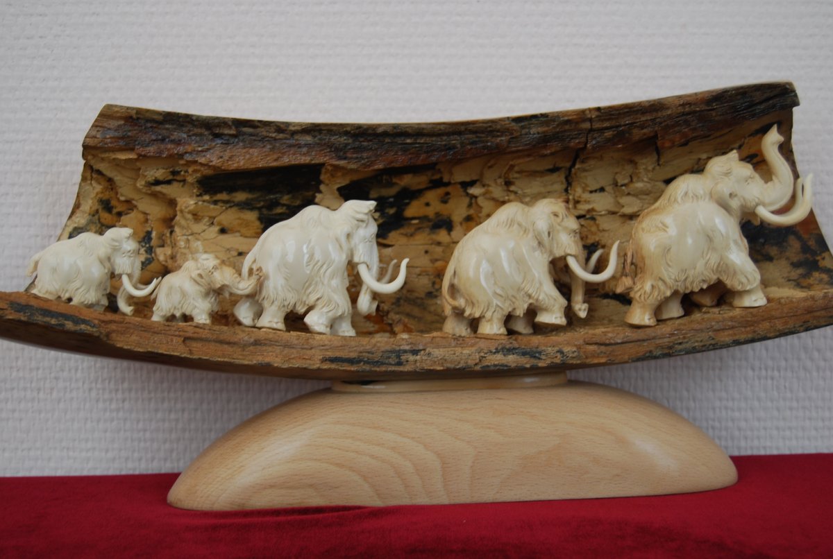 Якутия резьба по бивню мамонта