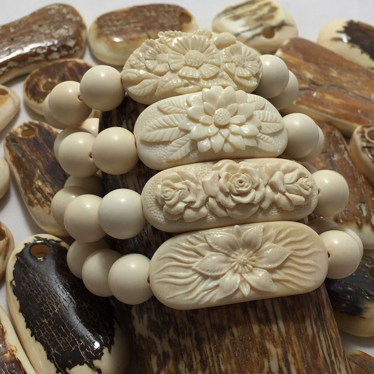 Китайская резьба бивня мамонта