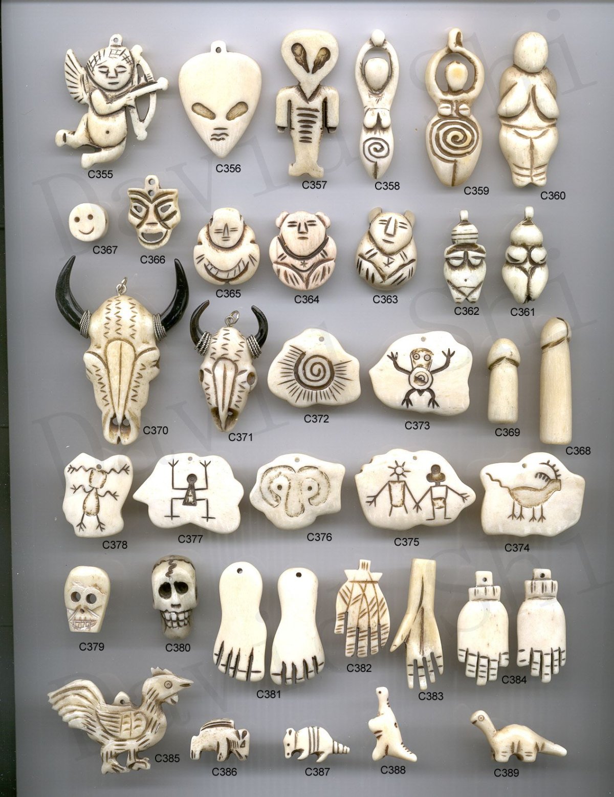 Варнавинская резьба по кости ножи