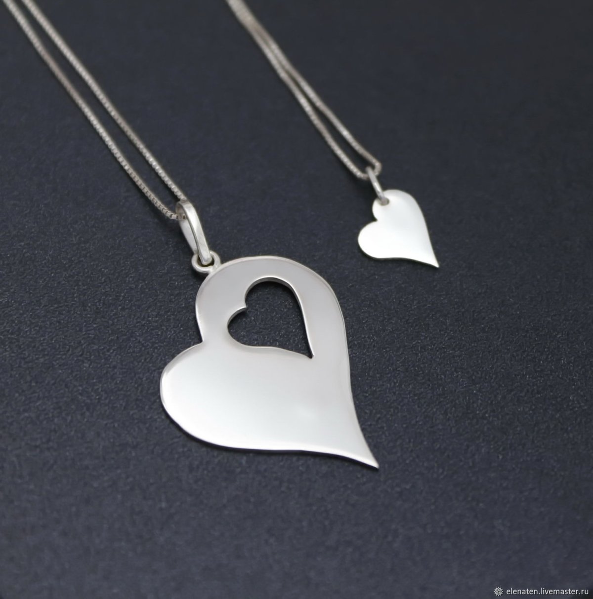 Парные подвески для мамы и Дочки