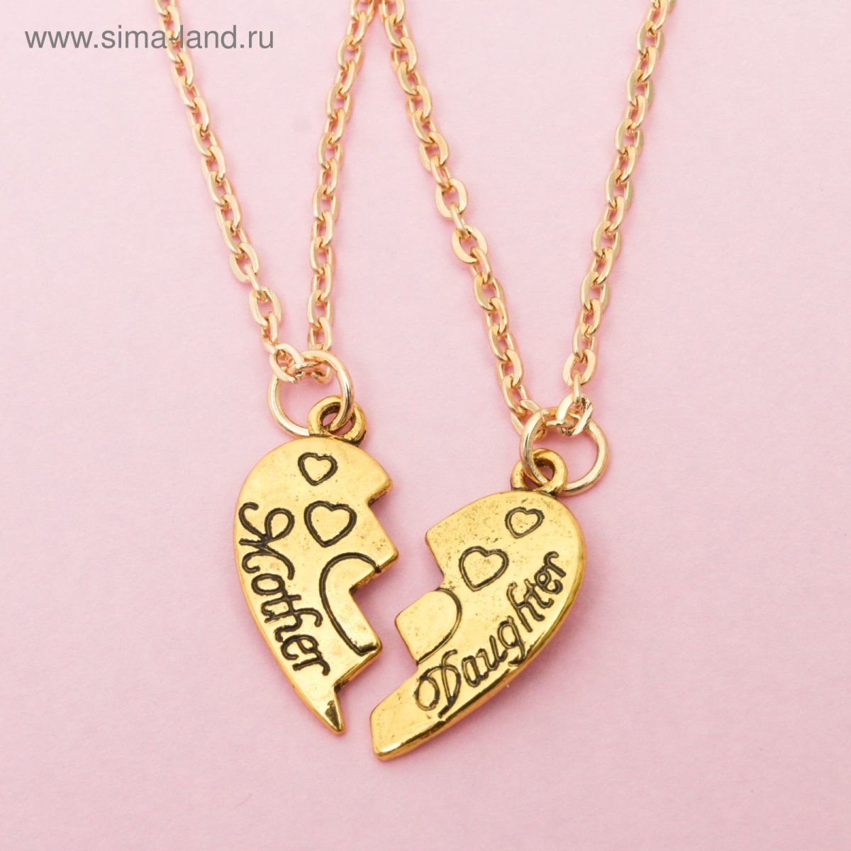 Парные кулоны для мамы и Дочки