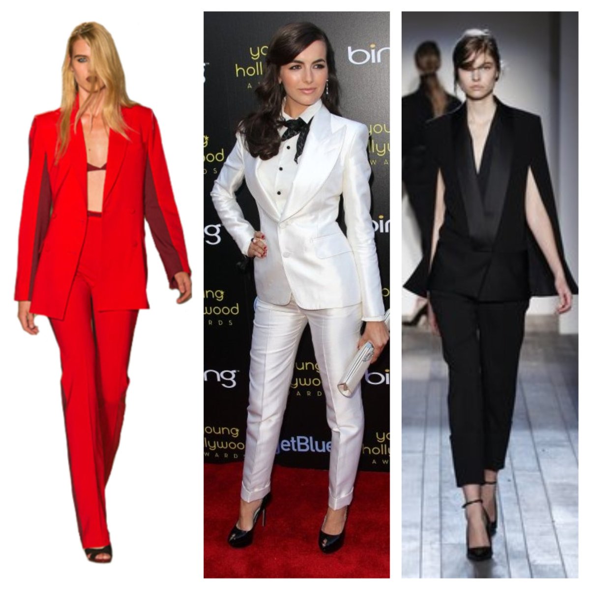 Белый смокинг женский