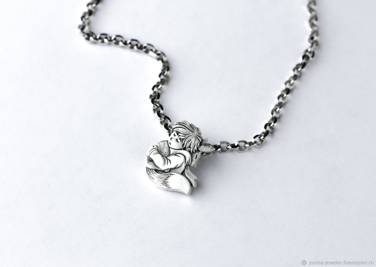Кулон половинки сердца