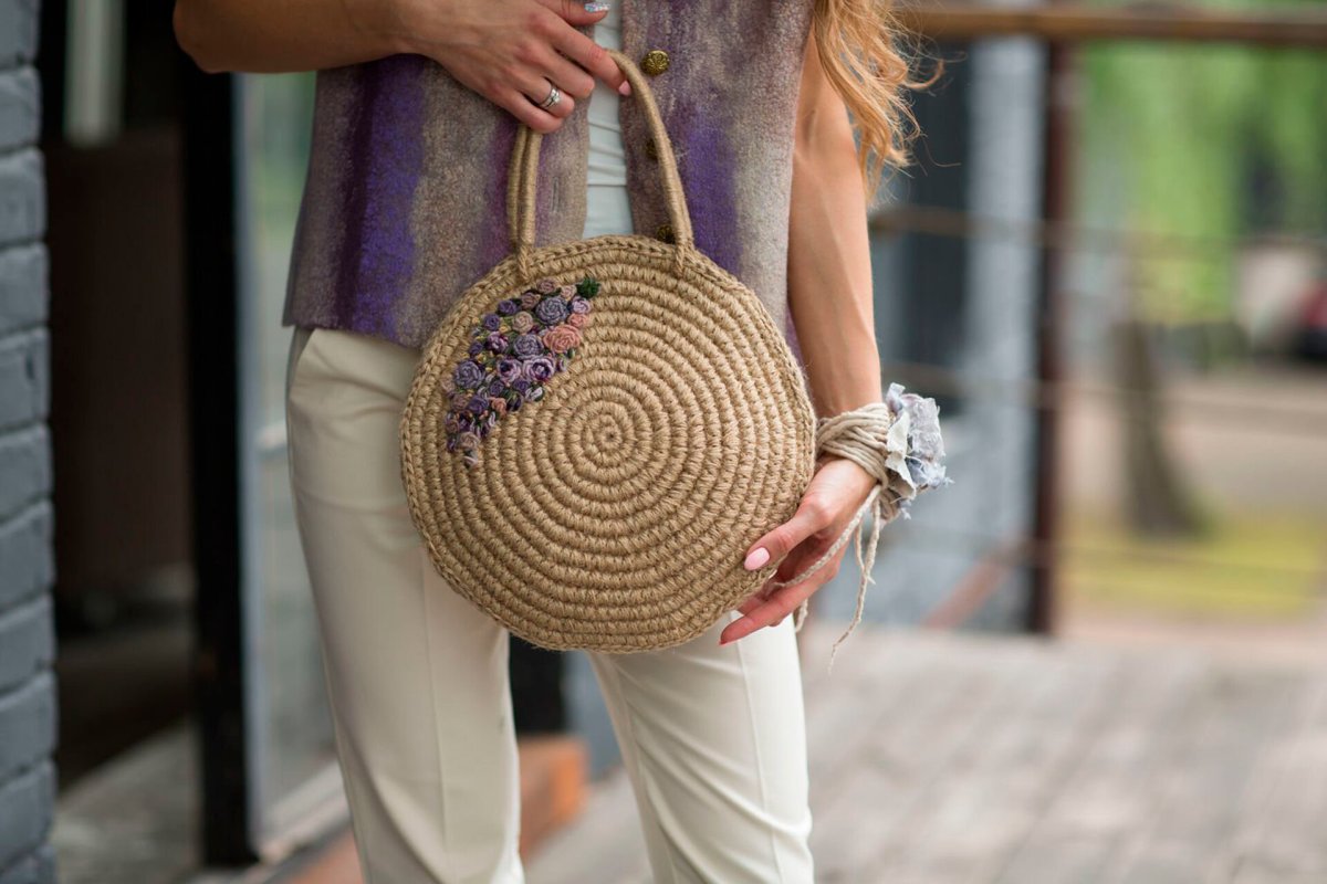 Сумка вязаная