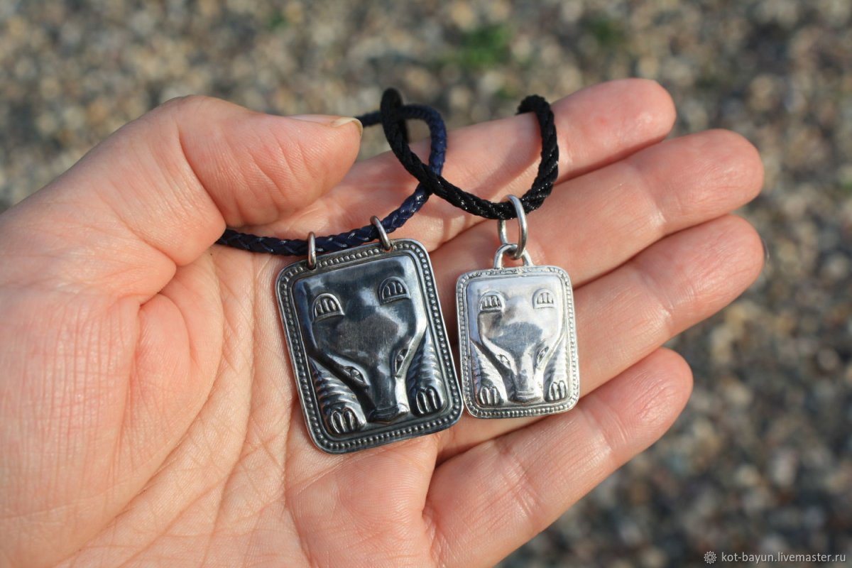 Подвеска Медвежонок серебро