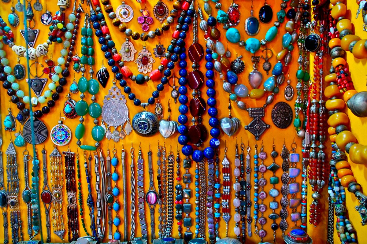 Марокко рынок с драгоценностями