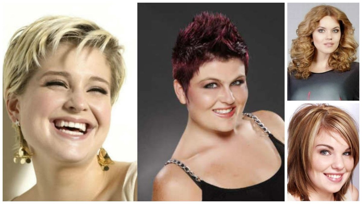 Причёски на короткие волосы для полных женщин