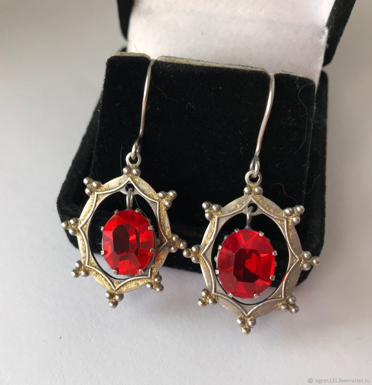 Чешская бижутерия Яблонекс клипсы