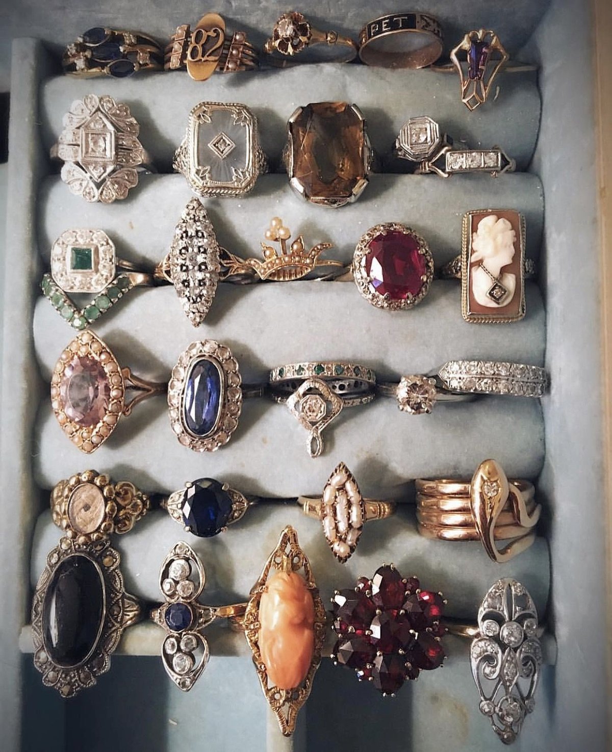 Старинные серьги