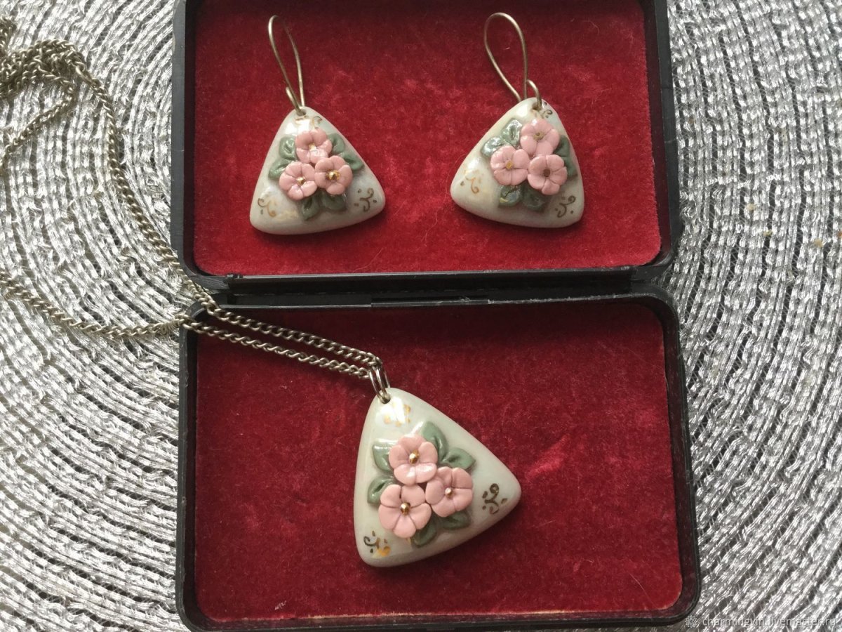 Запонки СССР серебро 875 пробы горный хрусталь топаз