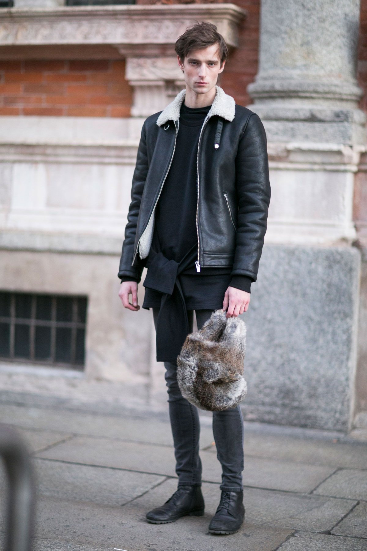 Мужская дублёнка Schiatti