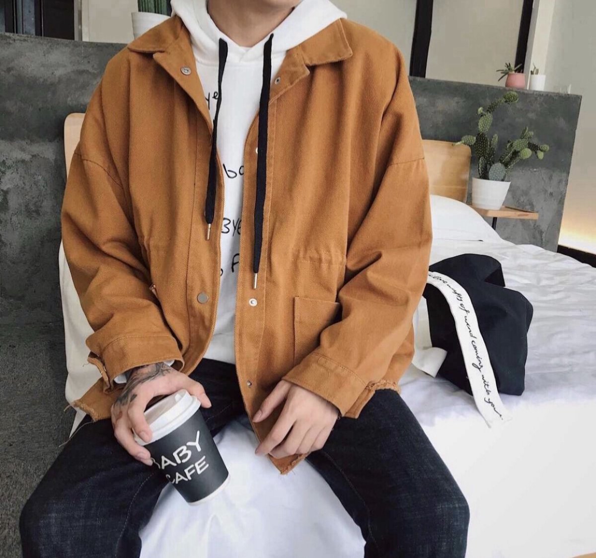 Мужской оверсайз стрит стайл