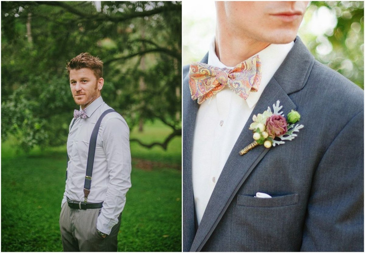 Стильный свадебный образ жениха