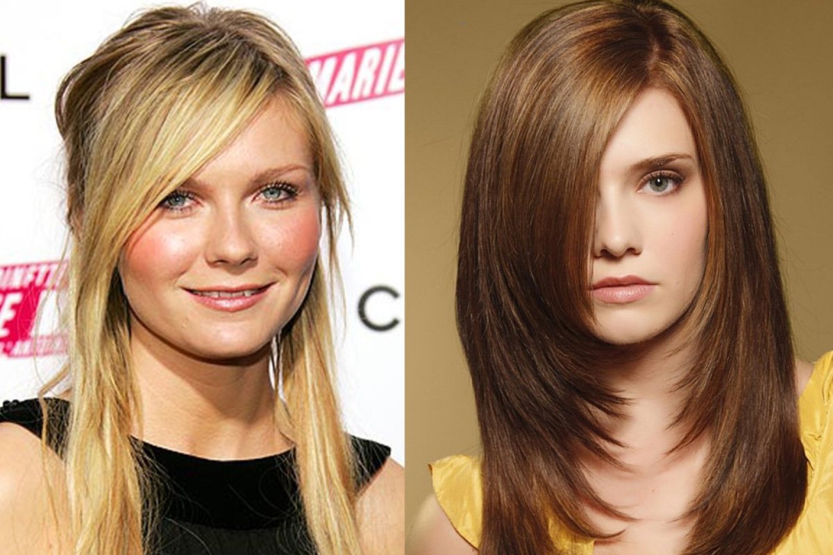 Боб каре Пикси с челкой для круглого