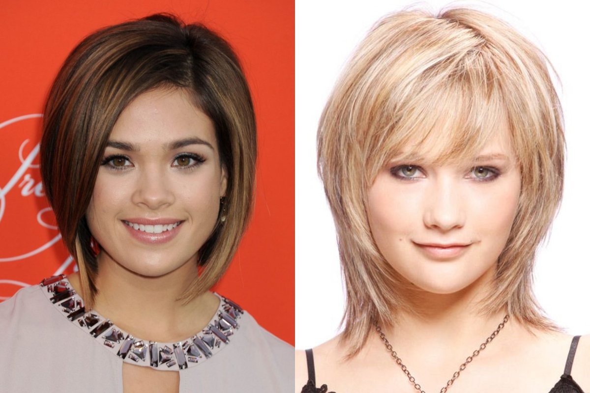 Прически подходящие для круглого лица женские